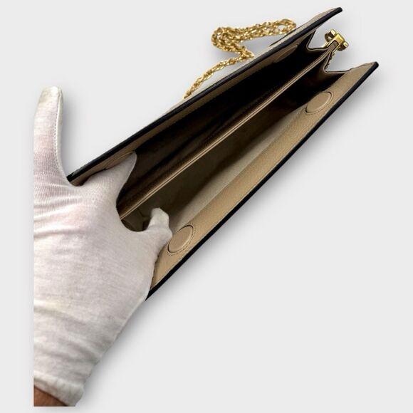 GG Supreme Beige and white Ophidia Small Chain Shoulder Bag - Picture 8 of 11